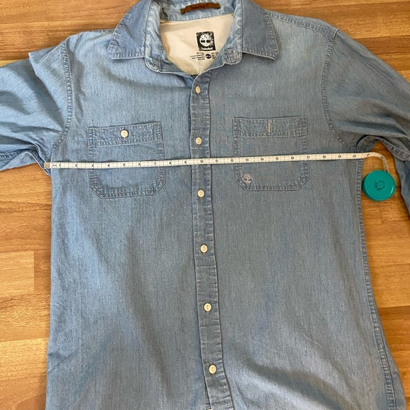 Men/Uni Timberland Long Sleeve Button Down Medium - Picture 10 of 11